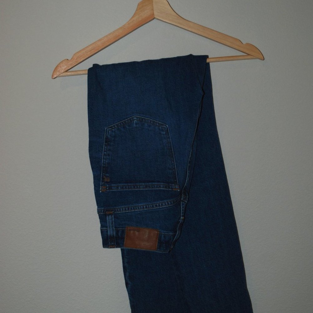 madewell high rise slim boyjean